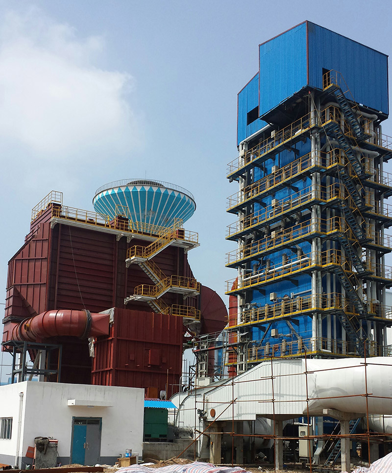 86dc5710bf2ecbc86cca7ff1d8105eaa CA8825吨/小时碳素回转窑余热锅炉项目图片